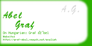 abel graf business card